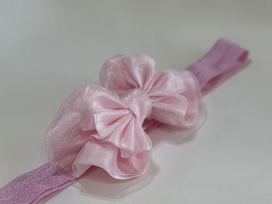 Pink Baby Headband Bow